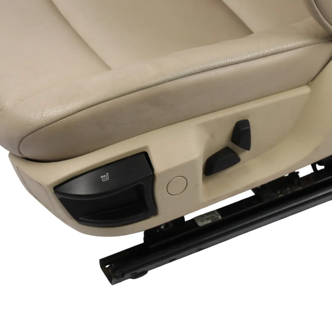 Front Seat Left N/S Leather Dakota Oyster Interior to BMW F10 F11 with Part number 7260500 BMW F10 F11 Front Seat Left N/S Leather Dakota Oyster Interior - SKU 7260500-8 - Part number 7260500