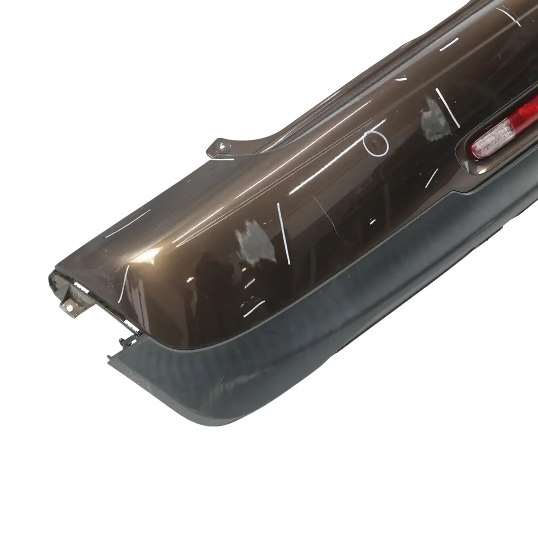 Bumper Cover Hot Chocolate Metallic - A88 to Mini R56 R57 LCI R58 Rear with Part number 7264355 Mini R56 R57 LCI R58 Rear Bumper Cover Hot Chocolate Metallic - A88 - SKU 7264355-CHOCO - Part number 7264355