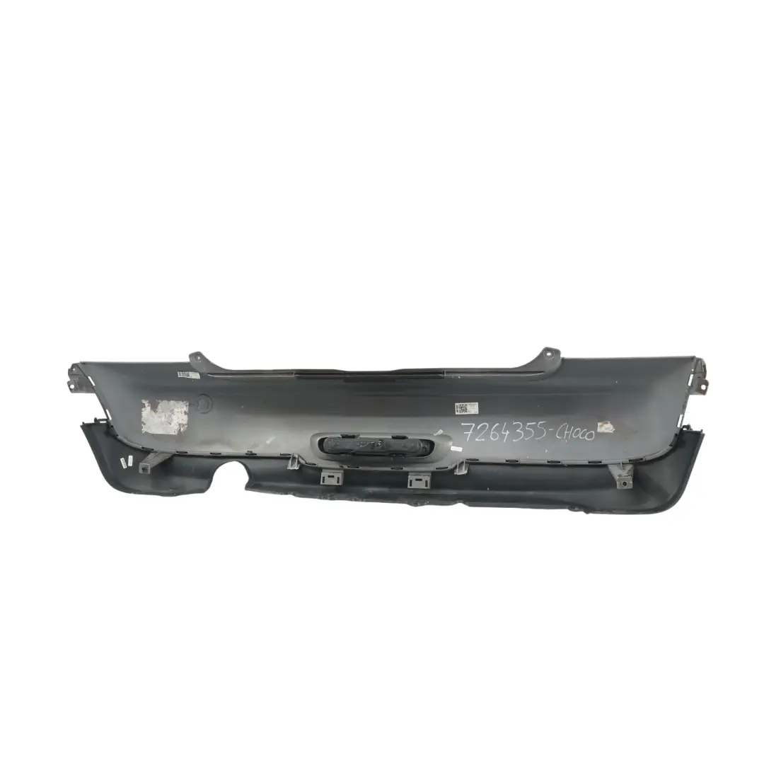 Bumper Cover Hot Chocolate Metallic - A88 to Mini R56 R57 LCI R58 Rear with Part number 7264355 Mini R56 R57 LCI R58 Rear Bumper Cover Hot Chocolate Metallic - A88 - SKU 7264355-CHOCO - Part number 7264355