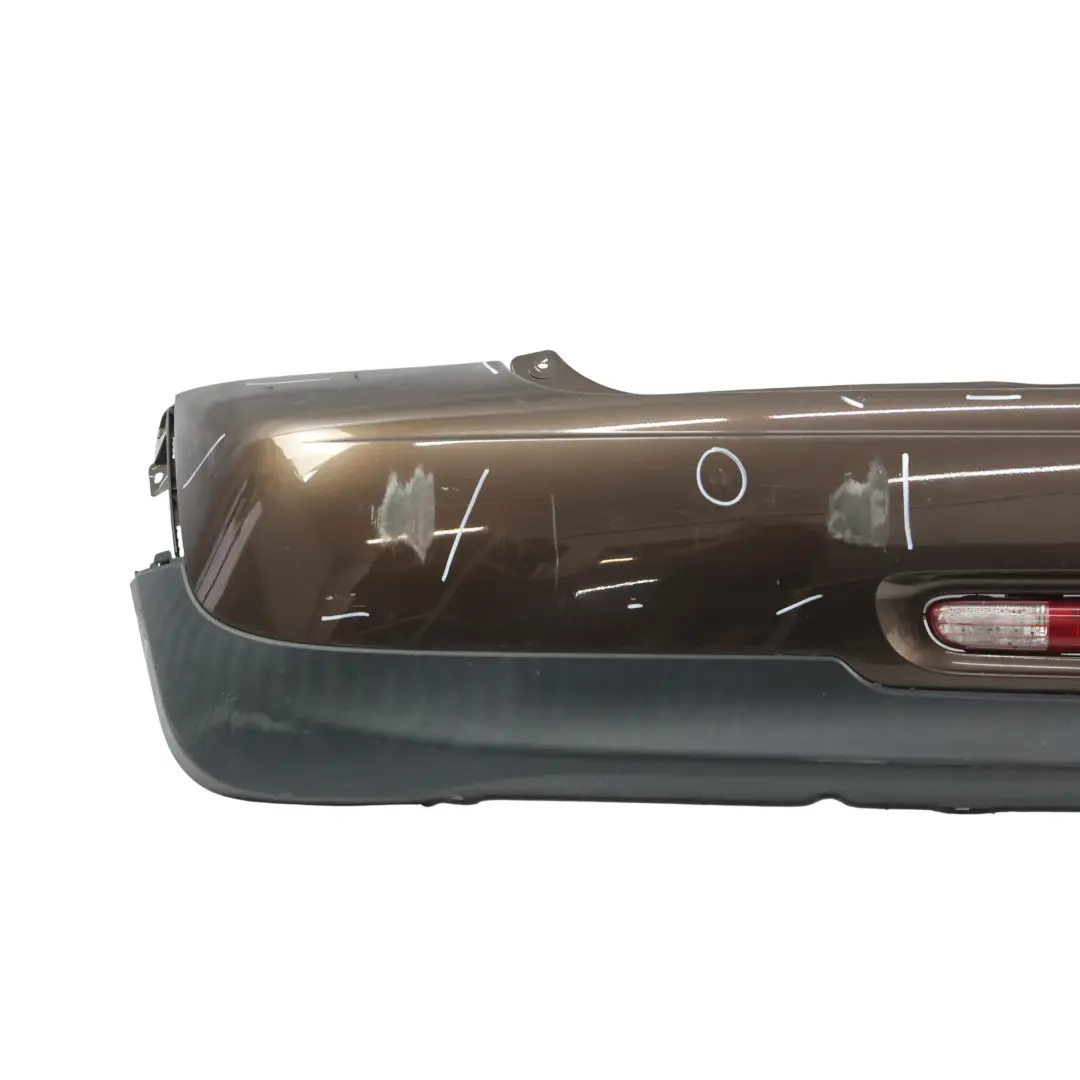 Bumper Cover Hot Chocolate Metallic - A88 to Mini R56 R57 LCI R58 Rear with Part number 7264355 Mini R56 R57 LCI R58 Rear Bumper Cover Hot Chocolate Metallic - A88 - SKU 7264355-CHOCO - Part number 7264355