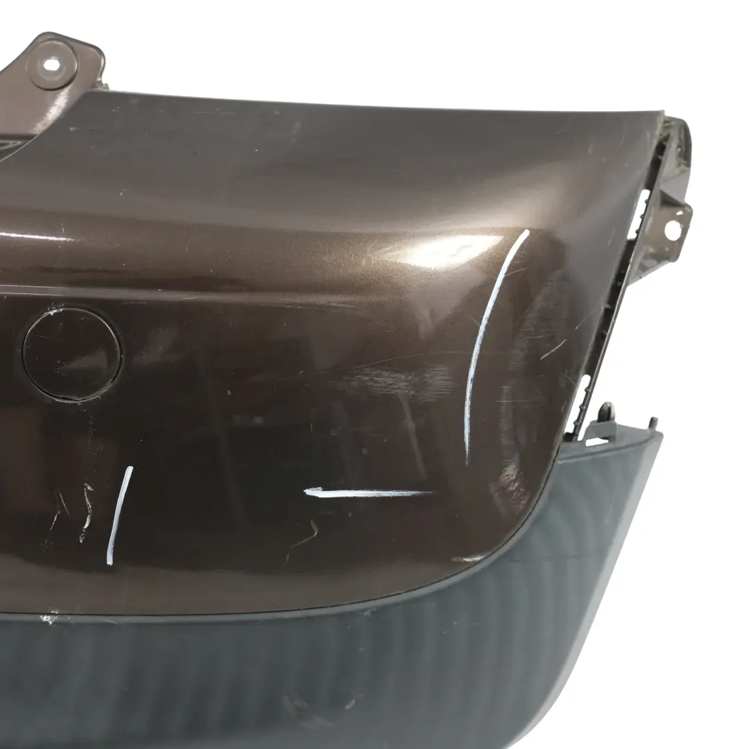 Bumper Cover Hot Chocolate Metallic - A88 to Mini R56 R57 LCI R58 Rear with Part number 7264355 Mini R56 R57 LCI R58 Rear Bumper Cover Hot Chocolate Metallic - A88 - SKU 7264355-CHOCO - Part number 7264355