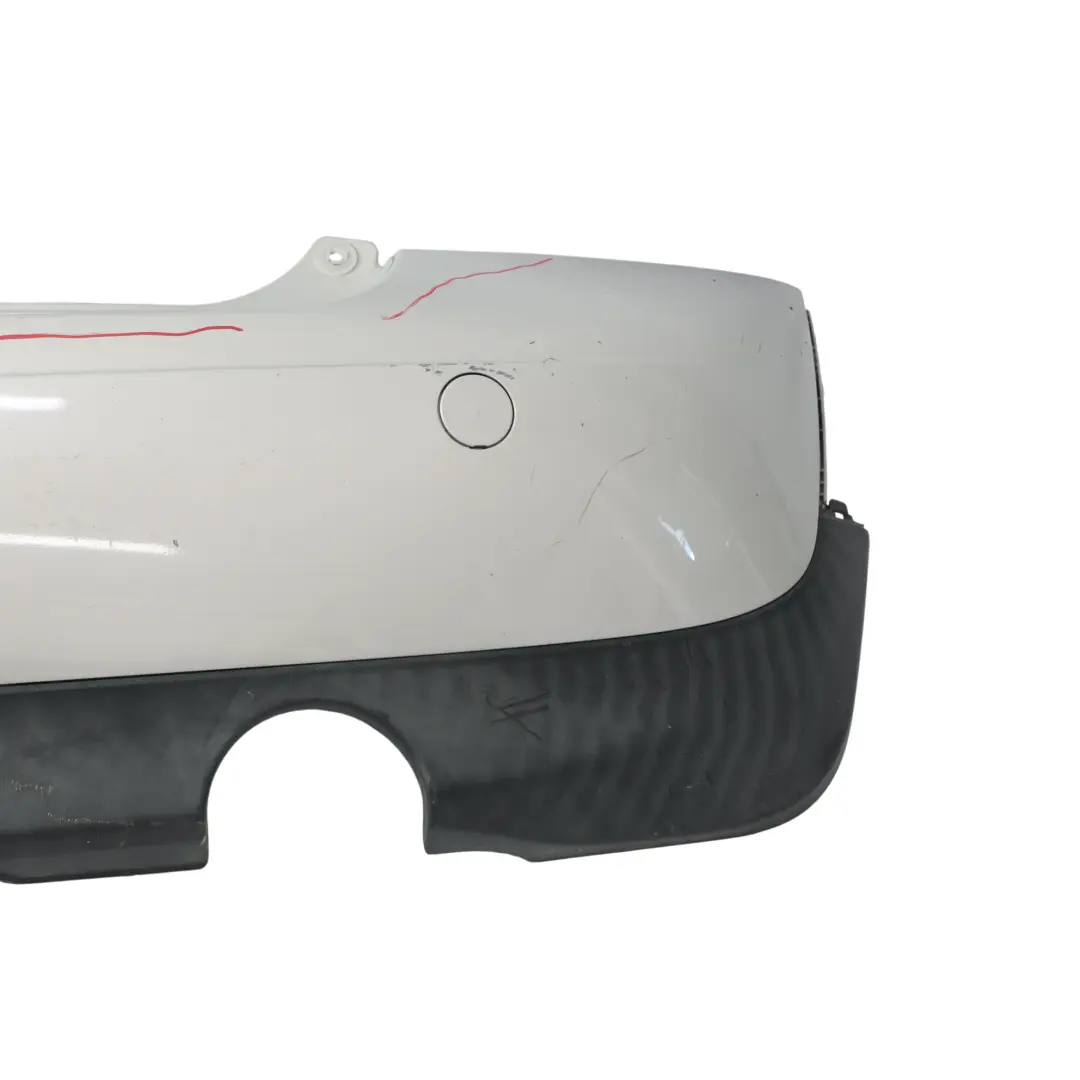Mini R56 LCI R57 LCI R58 Listwa Zderzaka Tylnego Biało-Srebrny Metalik A62 - SKU 7264356-WS - Numer Części 7264356