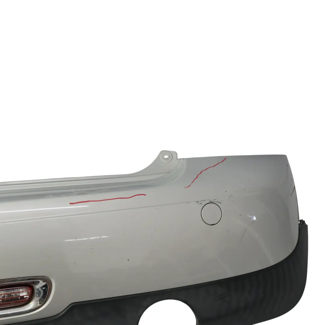 Mini R56 LCI R57 LCI R58 Listwa Zderzaka Tylnego Biało-Srebrny Metalik A62 - SKU 7264356-WS - Numer Części 7264356