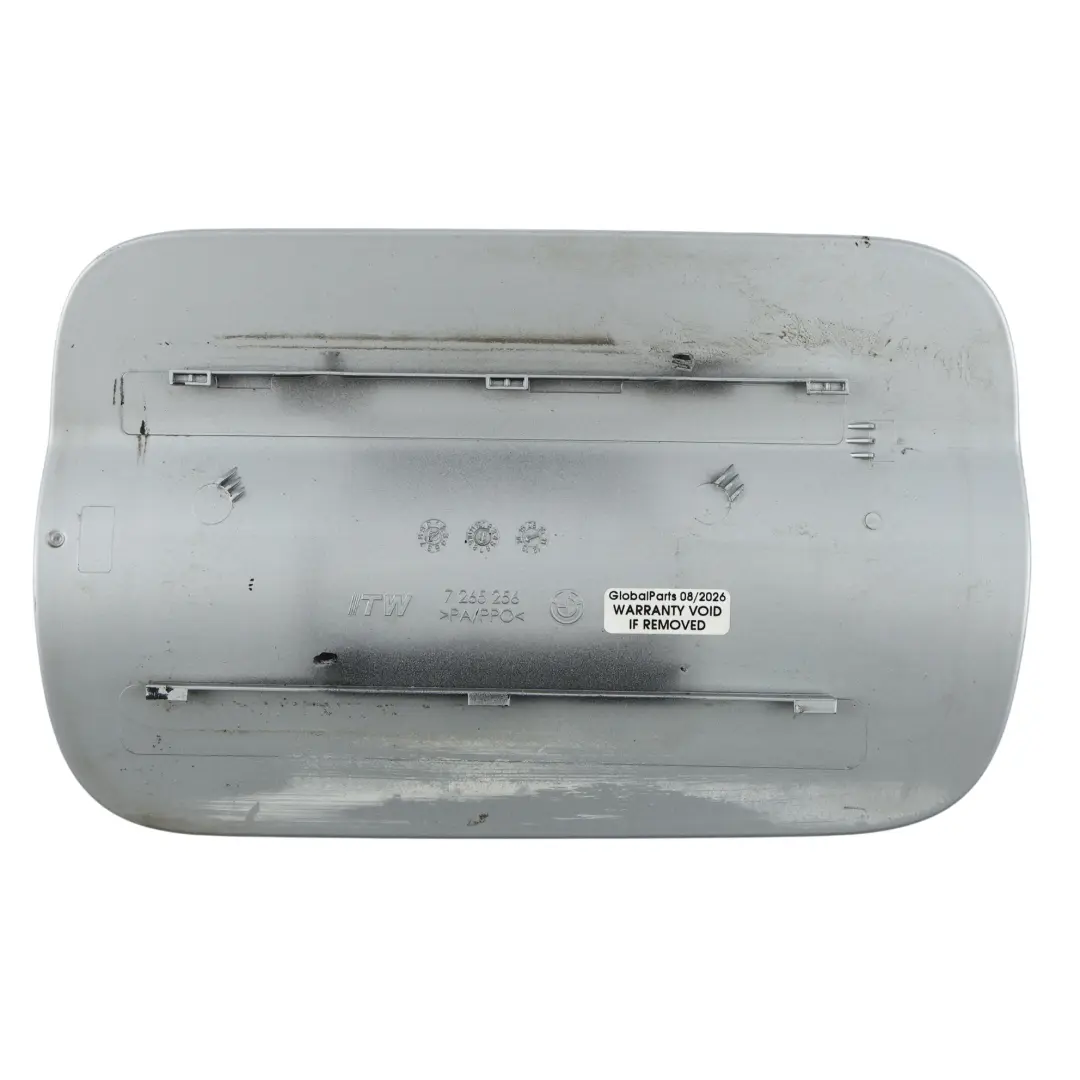 BMW X3 F25 Fuel Cover Filler Fill In Flap Cap Glacier Silber - A83 - SKU 7265256-GSB - Part number 7265256