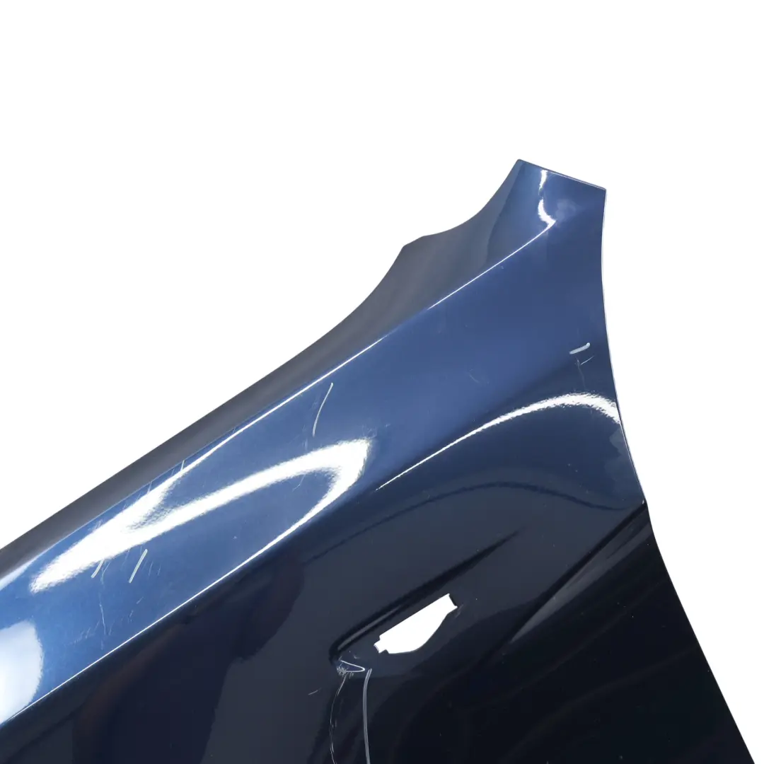 Side Panel Wing Fender Front Left N/S Tiefseeblau Metallic - A76 to BMW X3 F25 with Part number 7267323 BMW X3 F25 Side Panel Wing Fender Front Left N/S Tiefseeblau Metallic - A76 - SKU 7267323-DSB1 - Part number 7267323