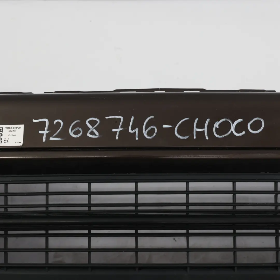 Mini R55 R56 LCI Front Bumper Trim Panel Hot Chocolate Metallic - A88 - SKU 7268746-CHOCO - Part number 7268746