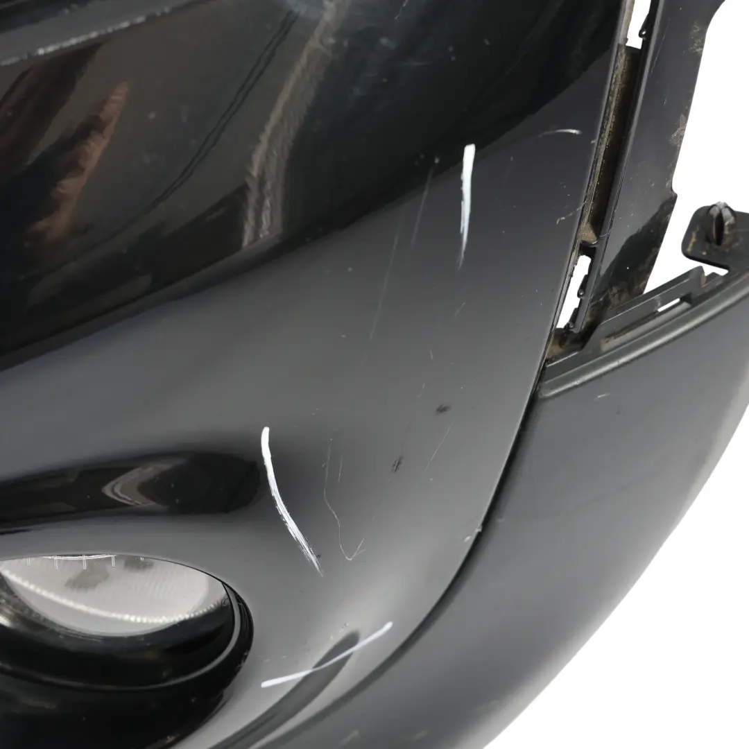 Mini R55 R56 LCI Complete Front Bumper Trim Panel Midnight Black - A94 - SKU 7268746-MNB - Part number 7268746