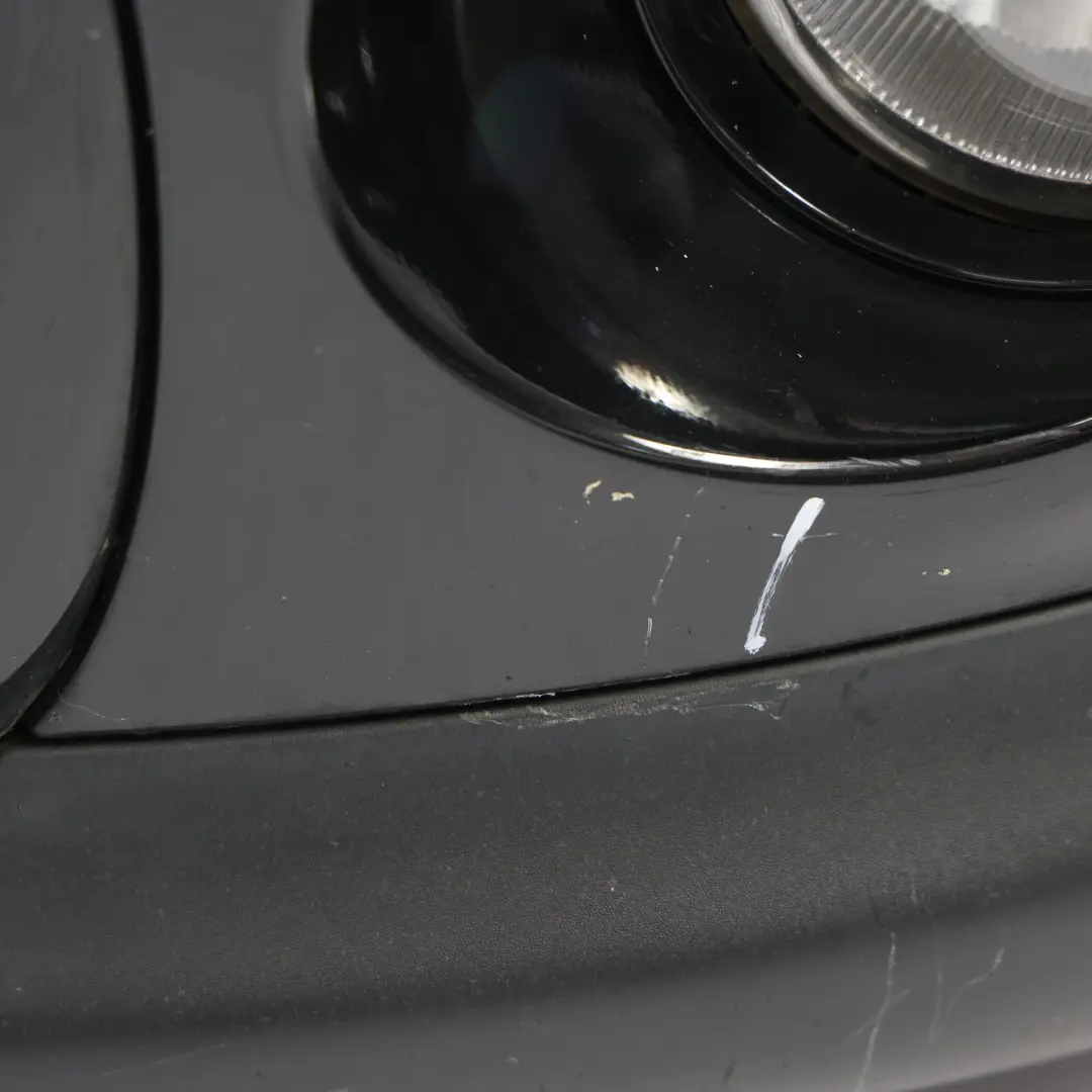Mini R55 R56 LCI Complete Front Bumper Trim Panel Midnight Black - A94 - SKU 7268746-MNB - Part number 7268746
