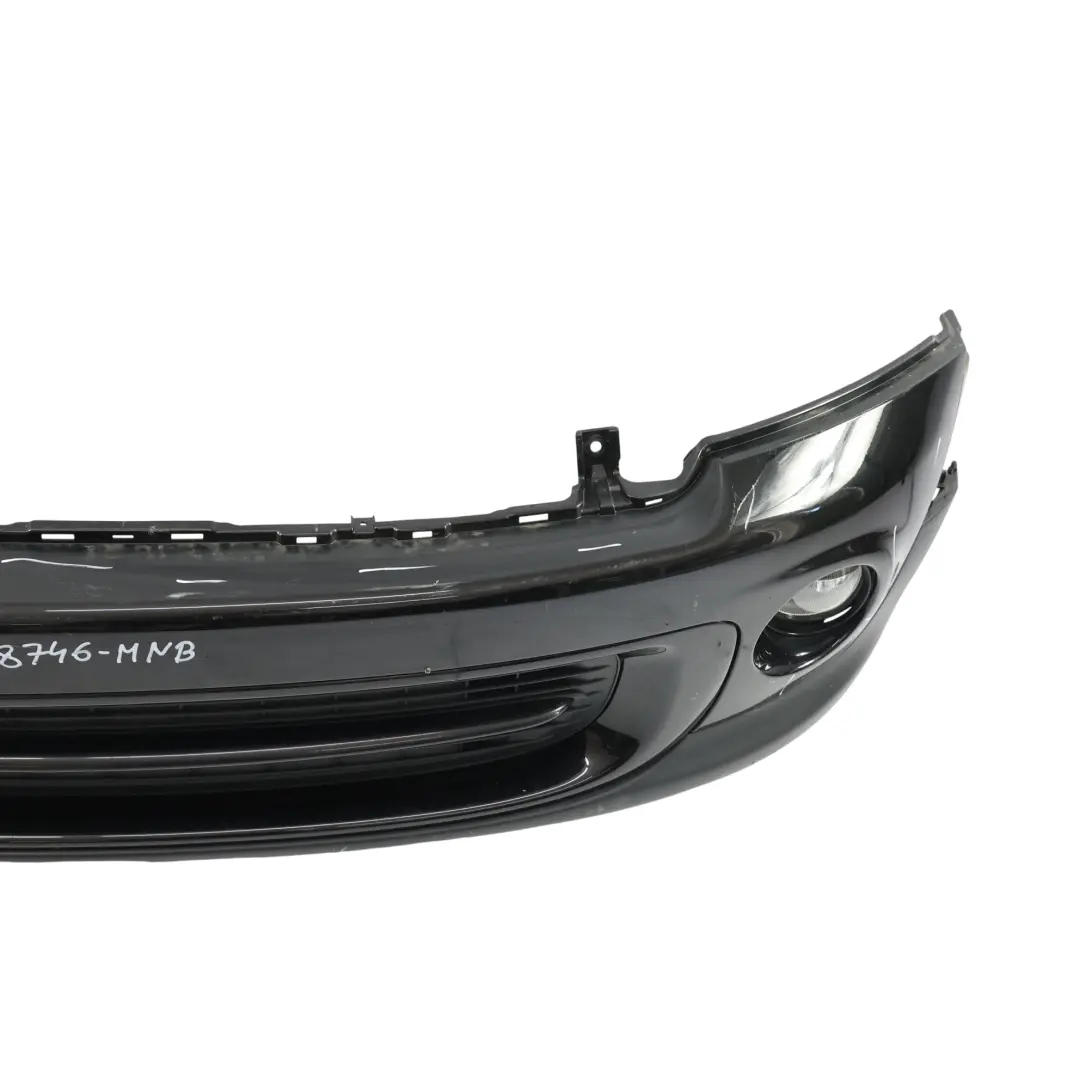 Mini R55 R56 LCI Complete Front Bumper Trim Panel Midnight Black - A94 - SKU 7268746-MNB - Part number 7268746