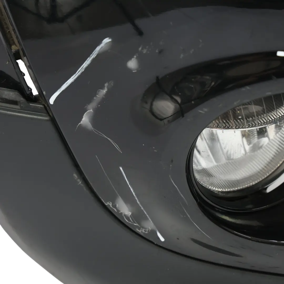 Complete Front Bumper Trim Panel Midnight Black - A94 to Mini R55 R56 LCI with Part number 7268746 Mini R55 R56 LCI Complete Front Bumper Trim Panel Midnight Black - A94 - SKU 7268746-MNB - Part number 7268746