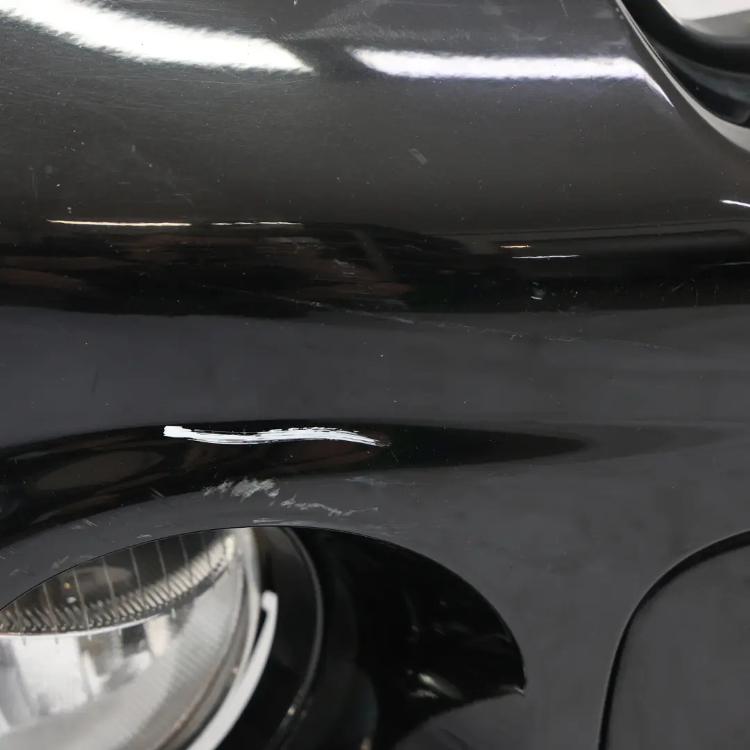 Mini R55 R56 LCI Complete Front Bumper Trim Panel Midnight Black - A94 - SKU 7268746-MNB - Part number 7268746