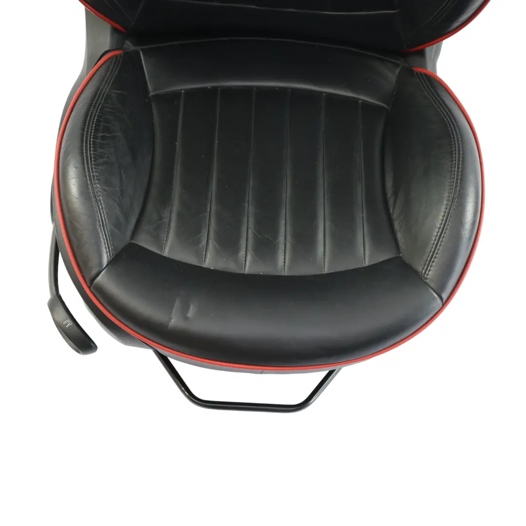 Mini R57 Front Seat Heated Right O/S JCW Sport Leather Carbon Black Red Piping - SKU 7278634-2 - Part number 7278634