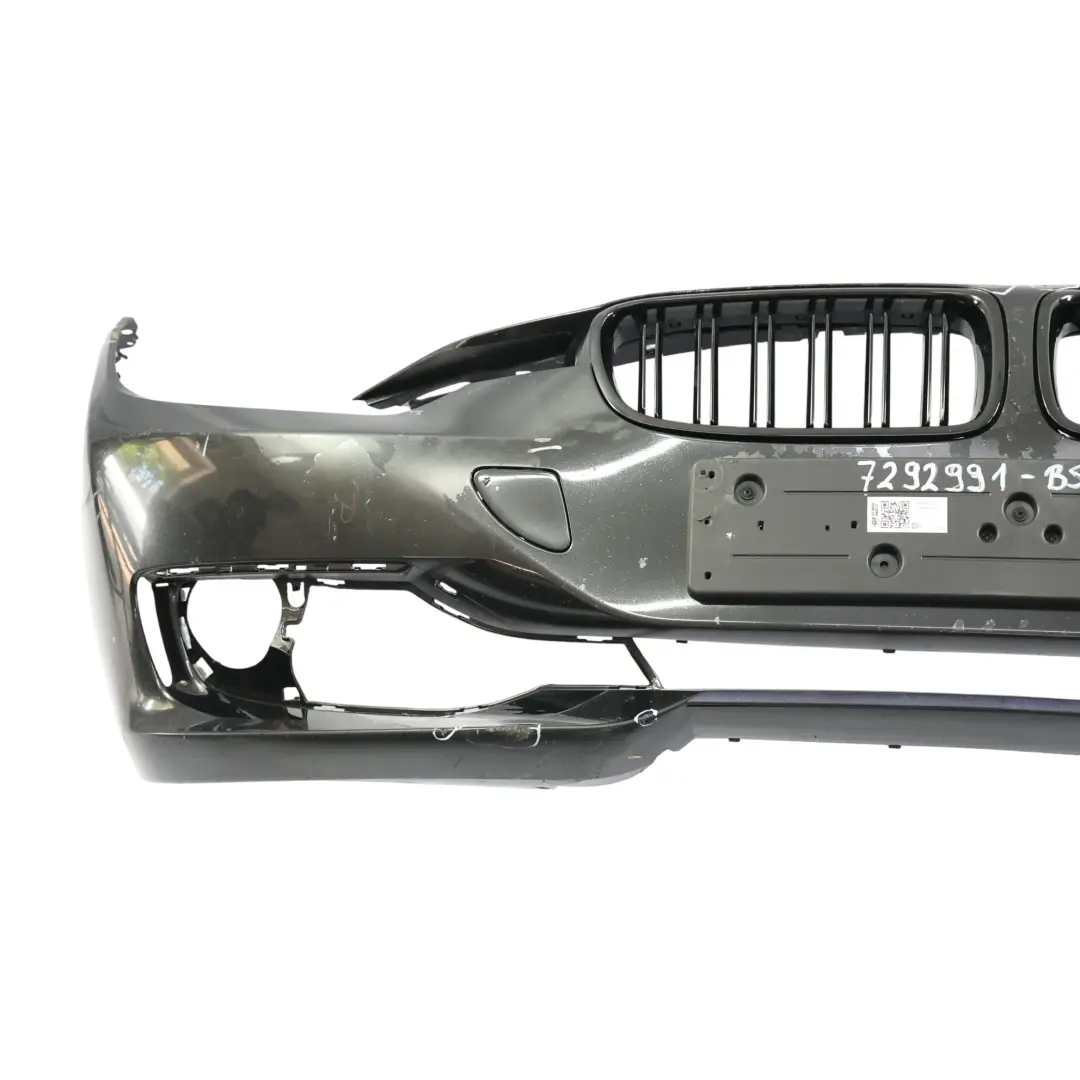 BMW F30 F31 Zderzak Przedni Black Sapphire Czarny Metalik - 475 - SKU 7292991-BS1 - Numer Części 7292991