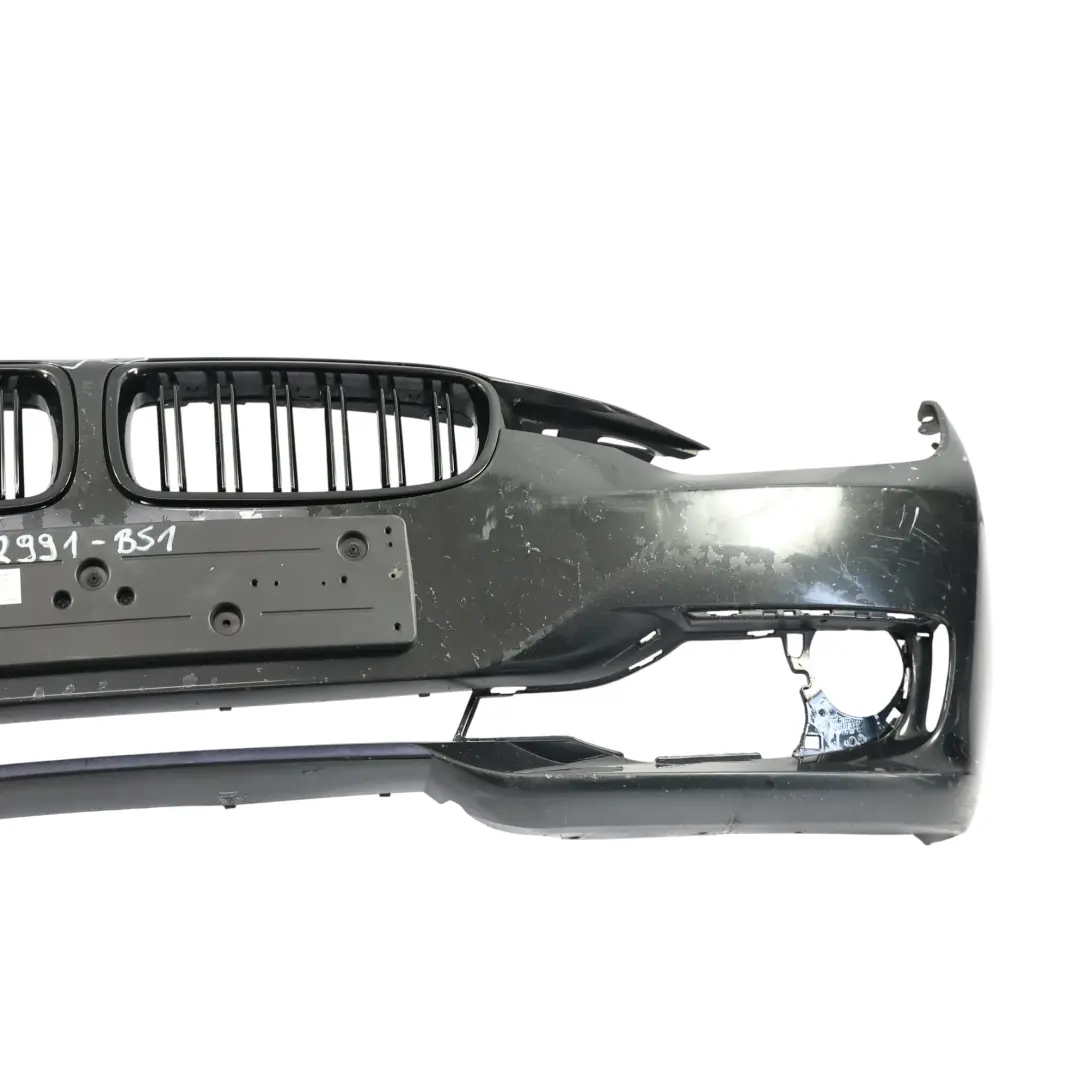 BMW F30 F31 Zderzak Przedni Black Sapphire Czarny Metalik - 475 - SKU 7292991-BS1 - Numer Części 7292991