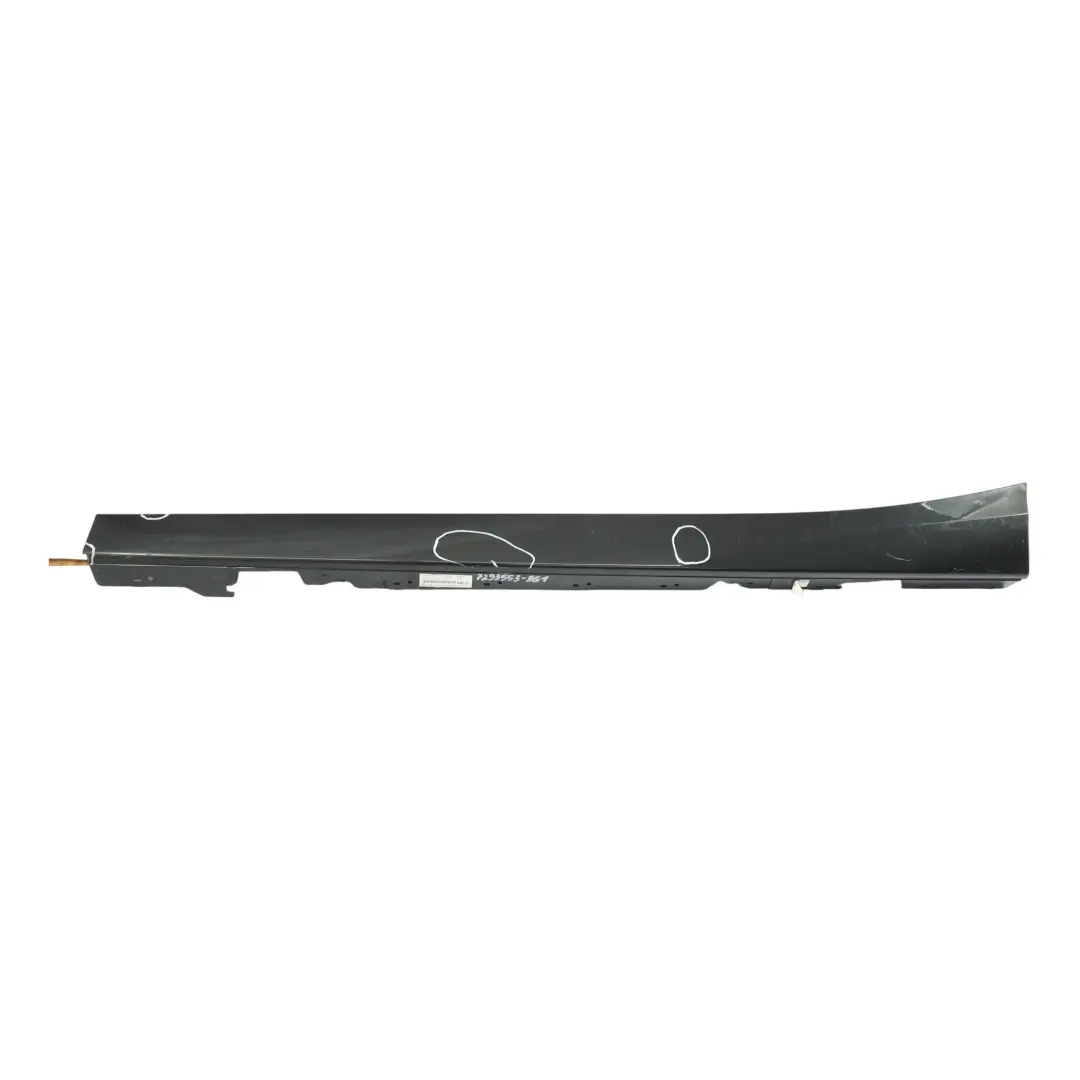 BMW F20 Sill Strip Side Skirt Left N/S Black Sapphire - 475 - SKU 7293553-BS - Part number 7293553