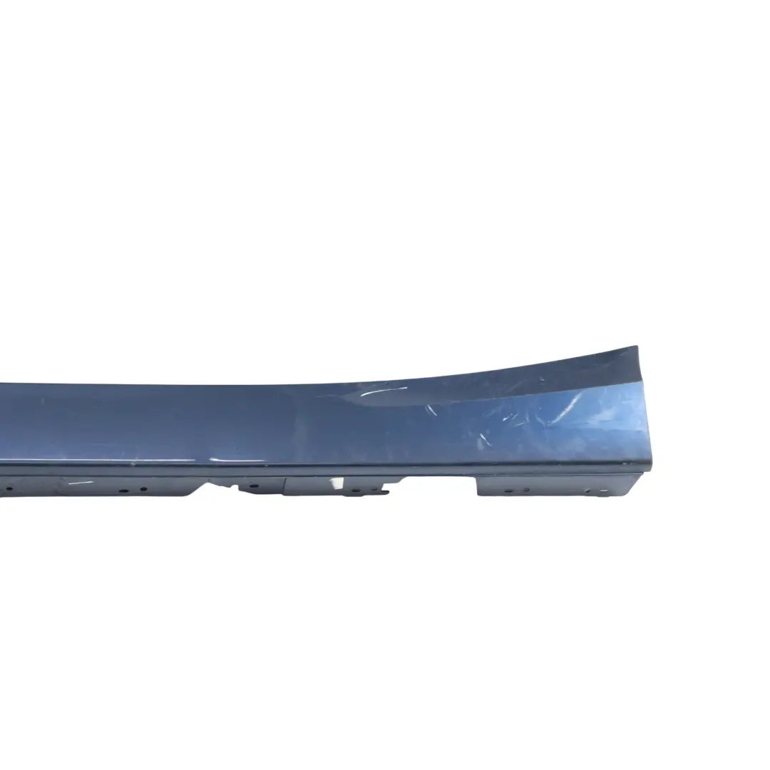 BMW F20 Side Skirt Door Sill Strip Covering Left N/S Tiefseeblau Blue - A76 - SKU 7293553-DSB1 - Part number 7293553