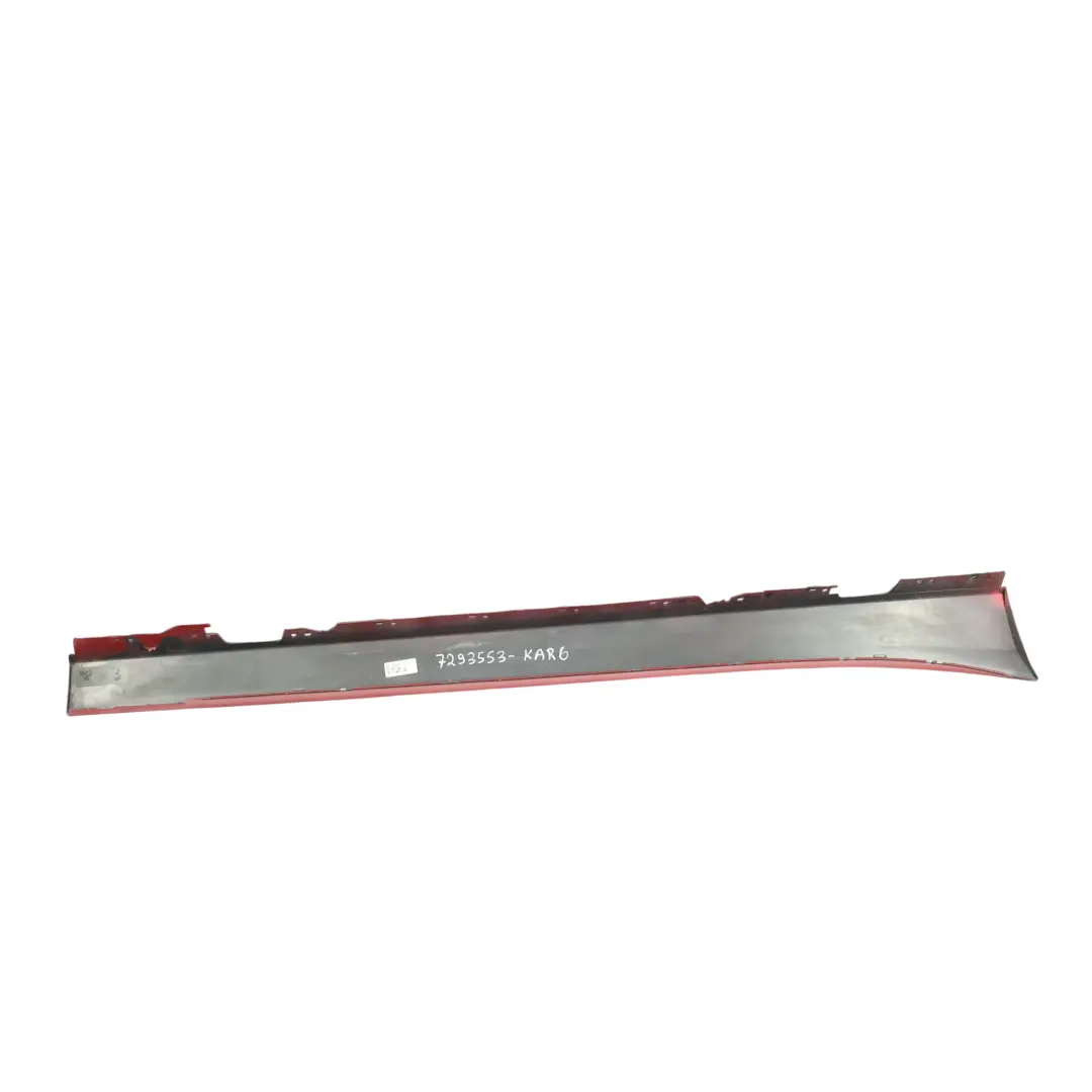 BMW F20 Sill Strip Side Skirt Left N/S Karmesinrot Crimson Red - A61 - SKU 7293553-KAR6 - Part number 7293553
