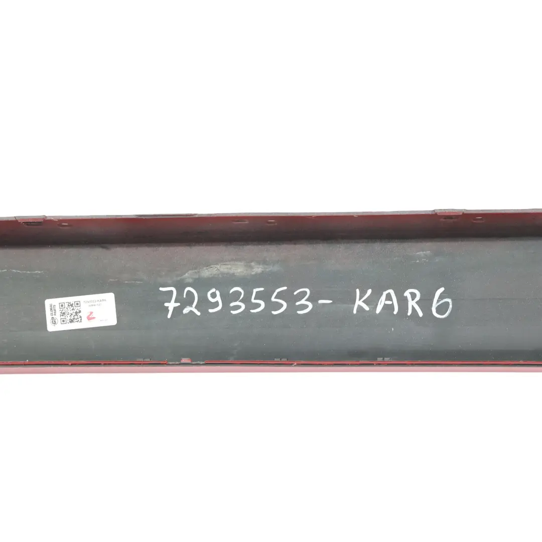 BMW F20 Sill Strip Side Skirt Left N/S Karmesinrot Crimson Red - A61 - SKU 7293553-KAR6 - Part number 7293553