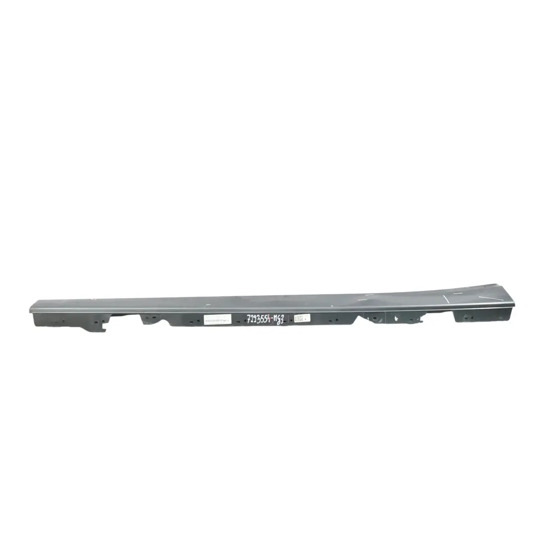 Side Skirt Sill Strip Left N/S Mineralgrau Mineral Grey Metallic - B39 to BMW F20 with Part number 7293553 BMW F20 Side Skirt Sill Strip Left N/S Mineralgrau Mineral Grey Metallic - B39 - SKU 7293553-MG1 - Part number 7293553