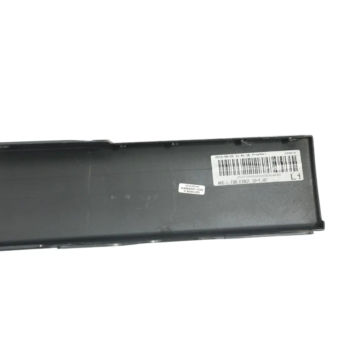 BMW F20 Schwellerleiste Schweller Links Mineralgrau Grau Metallic - B39 - SKU 7293553-MG2 - Teilenummer 7293553