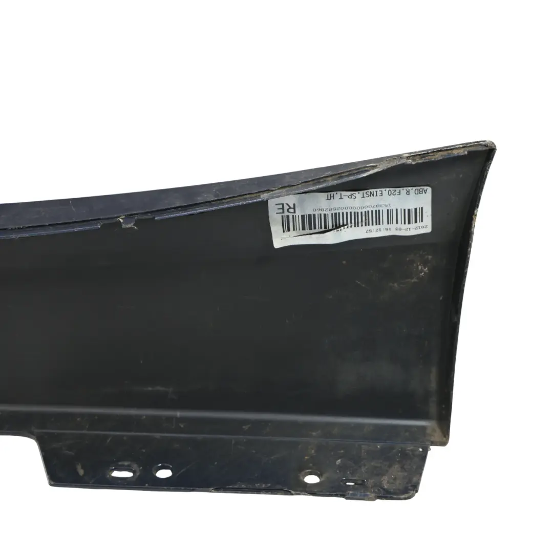 BMW F20 Próg Prawy Listwa Nakładka Tiefseeblau Niebieski Metalik - A76 - SKU 7293554-DSB - Numer Części 7293554