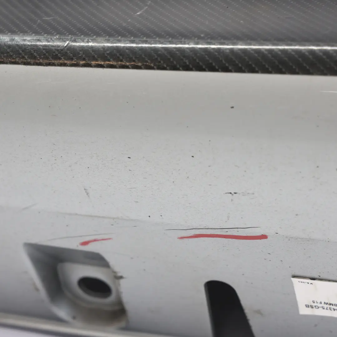 BMW X5 F15 Side Skirt Left N/S M Sport Sill Strip Glacier Silber Metallic - A83 - SKU 8058507-GSB1 - Part number 7294375