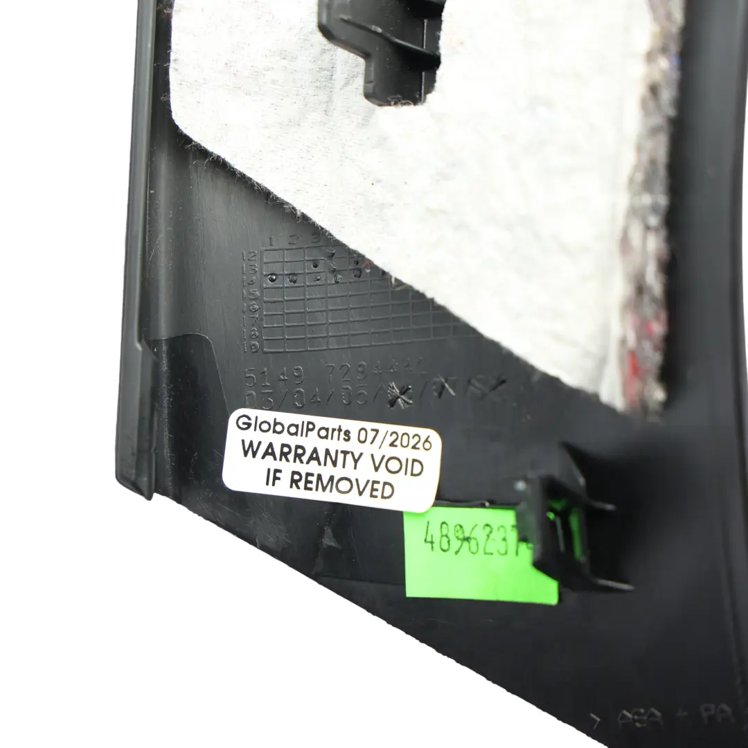 BMW X5 F15 Boot Trunk Tailgate Cover Trim Panel Left N/S Black - SKU 7294441-1 - Part number 7294441