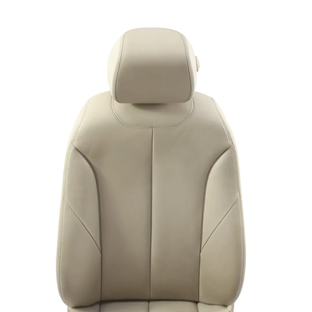 BMW F30 LCI Przedni Fotel Podgrzewany Skóra Dakota Oyster Lewy - SKU 7303715-3 - Numer Części 7303715