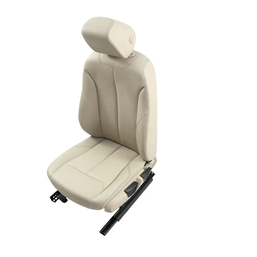 BMW F30 LCI Front Seat Electric Heated Dakota Leather Oyster Left N/S - SKU 7303715-3 - Part number 7303715