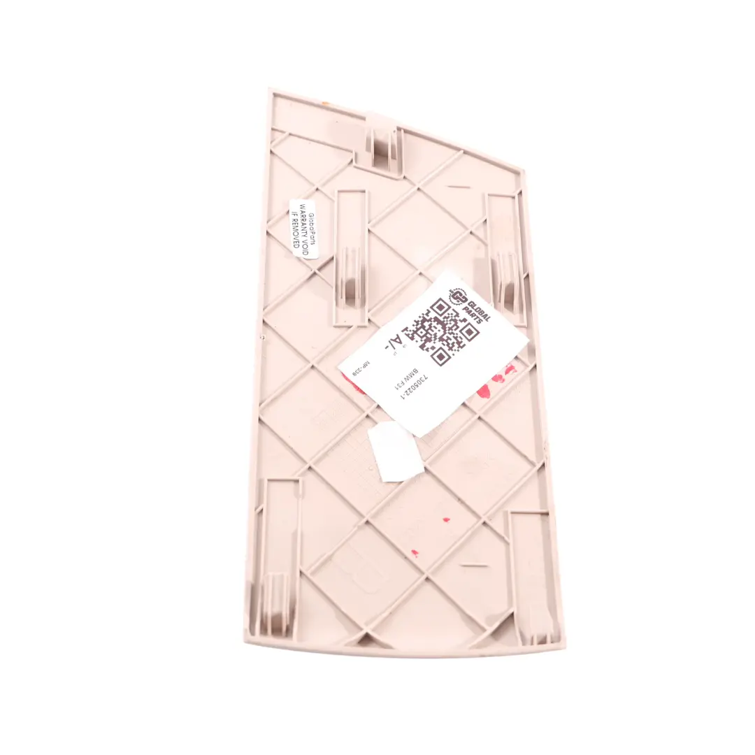 Headliner Trim Panel Cover Right O/S Side Beige to BMW F31 with Part number 7305022 BMW F31 Headliner Trim Panel Cover Right O/S Side Beige - SKU 7305022-1 - Part number 7305022