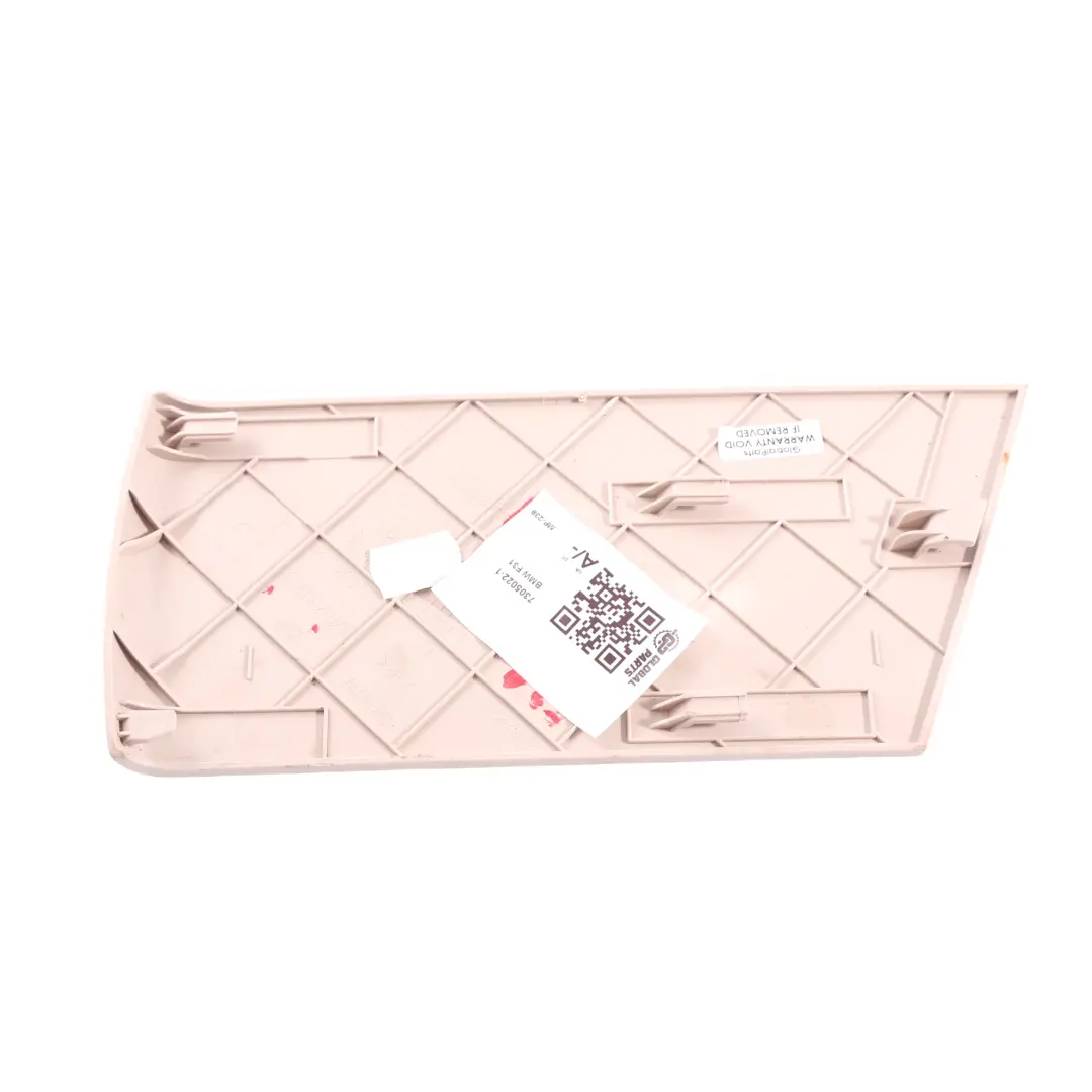 Headliner Trim Panel Cover Right O/S Side Beige to BMW F31 with Part number 7305022 BMW F31 Headliner Trim Panel Cover Right O/S Side Beige - SKU 7305022-1 - Part number 7305022