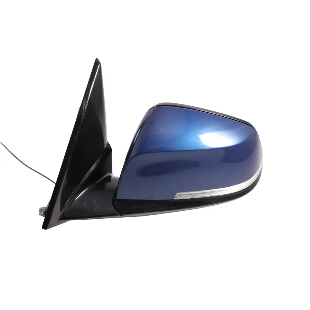 BMW X1 E84 Door Wing Mirror Heated Left N/S Le Mans Blau Metallic - 381 - SKU 7307223-LMB - Part number 7307223