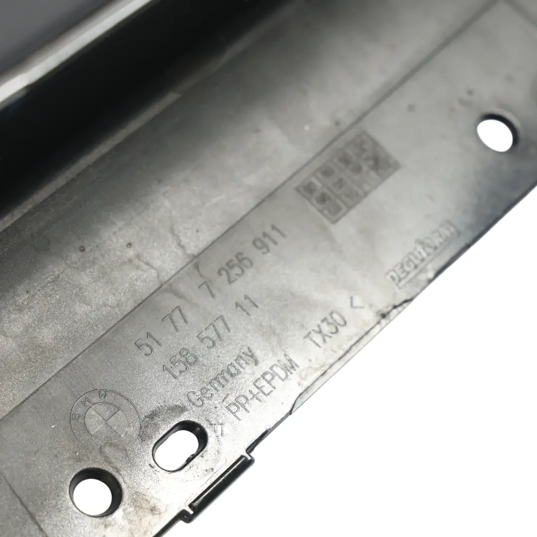 BMW 3 F30 F31 Copriminigonna Battitacco Sinistro Nero Zaffiro Metallizzato 475 - SKU 7312751-BS2 - Numero di parte 7312751