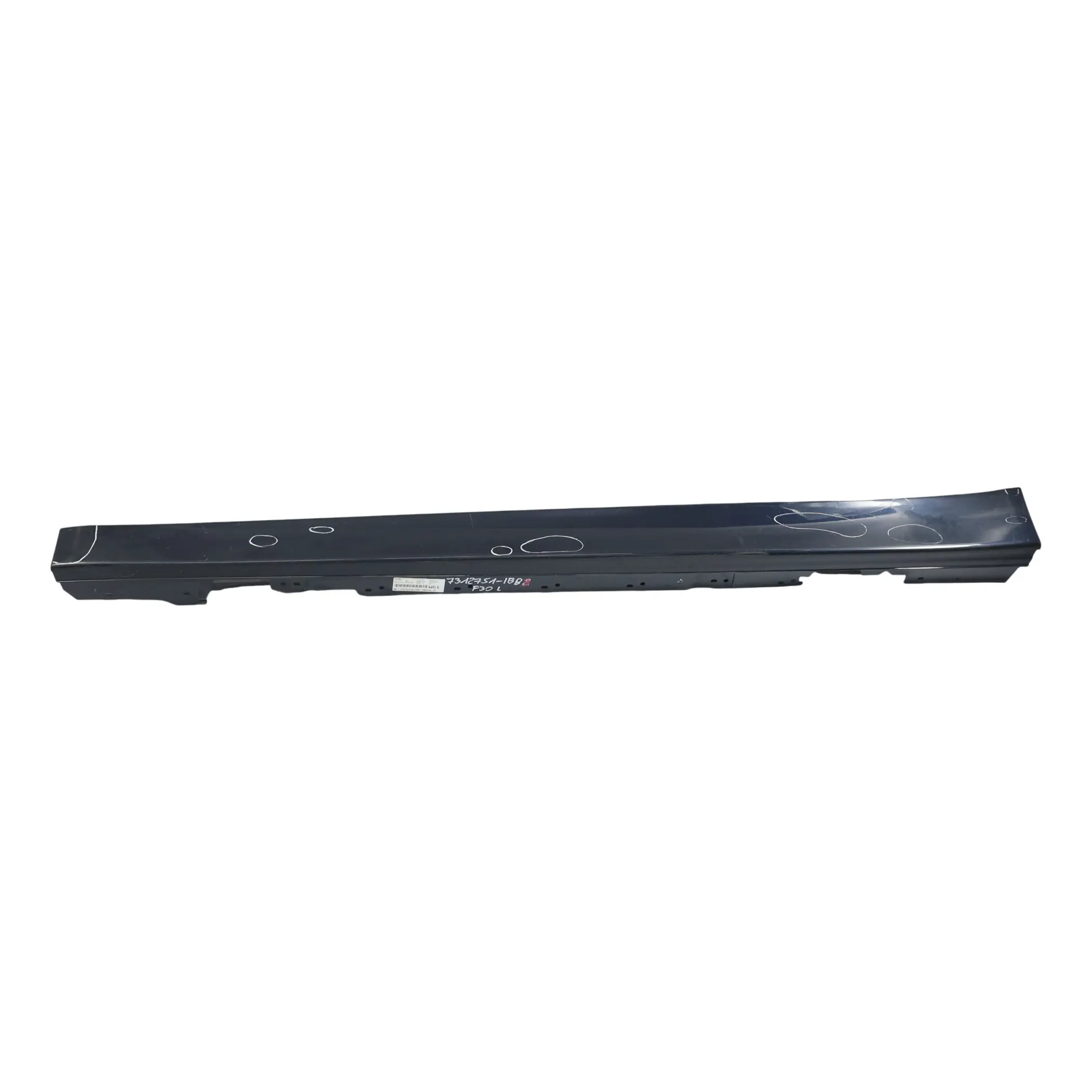 BMW F30 F31 Listwa Progowa Lewa Imperialny Niebieski Metaliczny A89
