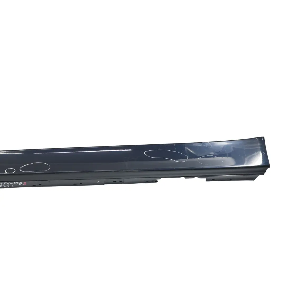 Minigonna Battitacco Sinistra Blu Imperial Metallizzato A89 per BMW F30 F31 con numero di parte 7312751 BMW F30 F31 Minigonna Battitacco Sinistra Blu Imperial Metallizzato A89 - SKU 7312751-IBB3 - Numero di parte 7312751