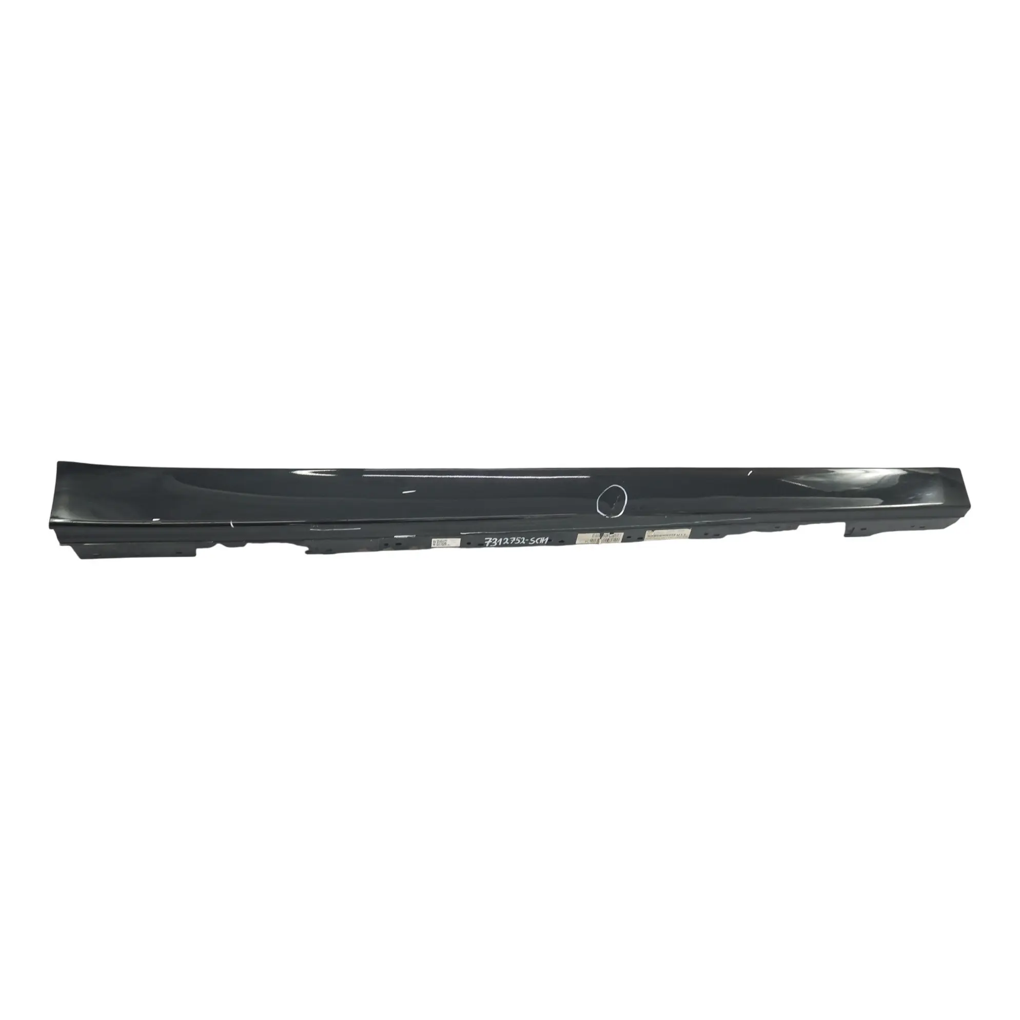 BMW F30 F31 Lado Faldón Listón Cubre Alféizar Derecho Schwarz 2 Negro - 668