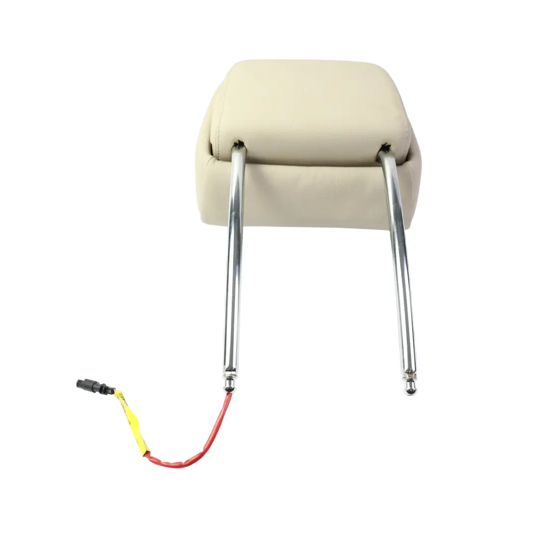BMW F01 F02 Front Seat Headrest Head Rest Electric Leather Oyster - SKU 7319111 - Part number 7319111