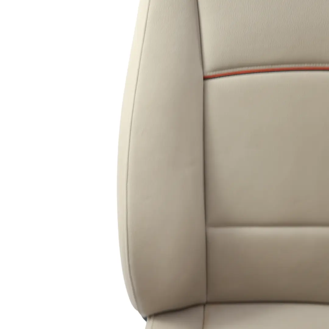 BMW X1 E84 Przedni Lewy Fotel Skóra Nevada Oyster Lamówka Czarno-Żółta - SKU 7324171-2 - Numer Części 7324171