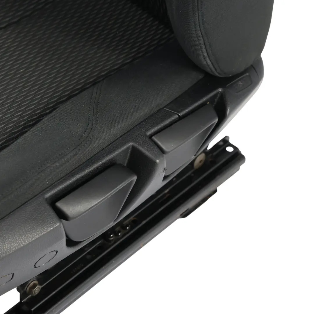 Front Left N/S Seat Cloth Fabric Anthracite Black to BMW F21 F22 F23 F32 with Part number 7324239 BMW F21 F22 F23 F32 Front Left N/S Seat Cloth Fabric Anthracite Black - SKU 7324239-2 - Part number 7324239