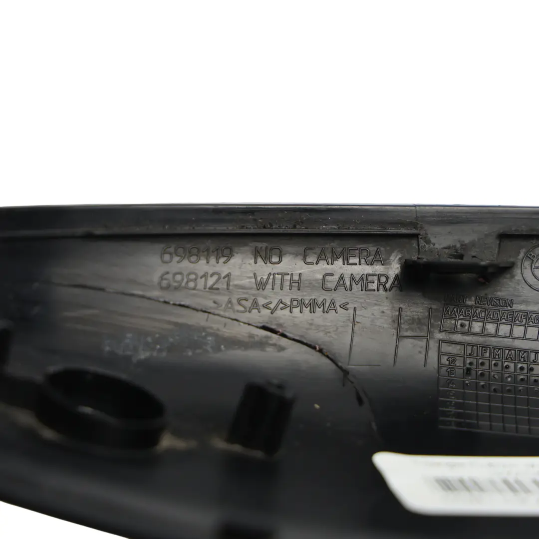 BMW X5 F15 X6 F16 X3 F25 Wing Mirror Cover Lower Left N/S Black Sapphire - 475 - SKU 7327897-BS - Part number 7327897