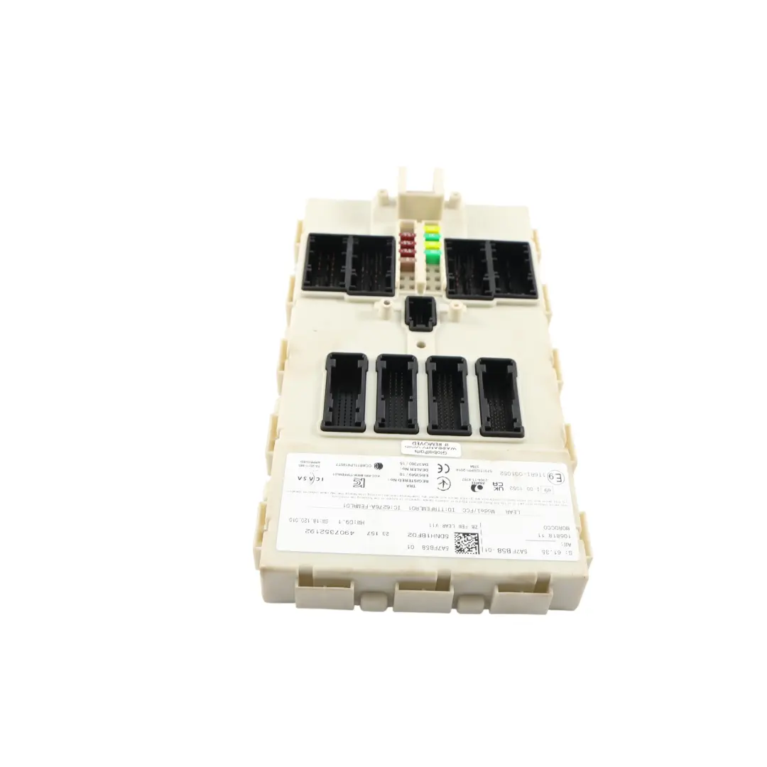 BMW F20 LCI F87 LCI Módulo Control Carrocería BCM FEM Unidad 5A7FB58 - SKU 7352192 - Número de pieza 7352192