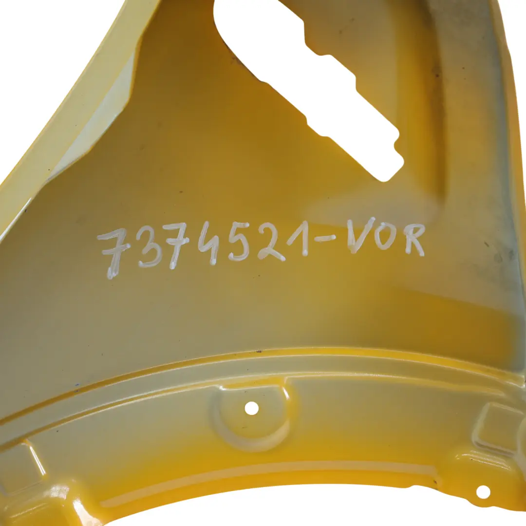 Front Wing Panel Left Side N/S Volcanic Orange - B70 to Mini F55 F56 with Part number 7374521 Mini F55 F56 Front Wing Panel Left Side N/S Volcanic Orange - B70 - SKU 7374521-VOR - Part number 7374521