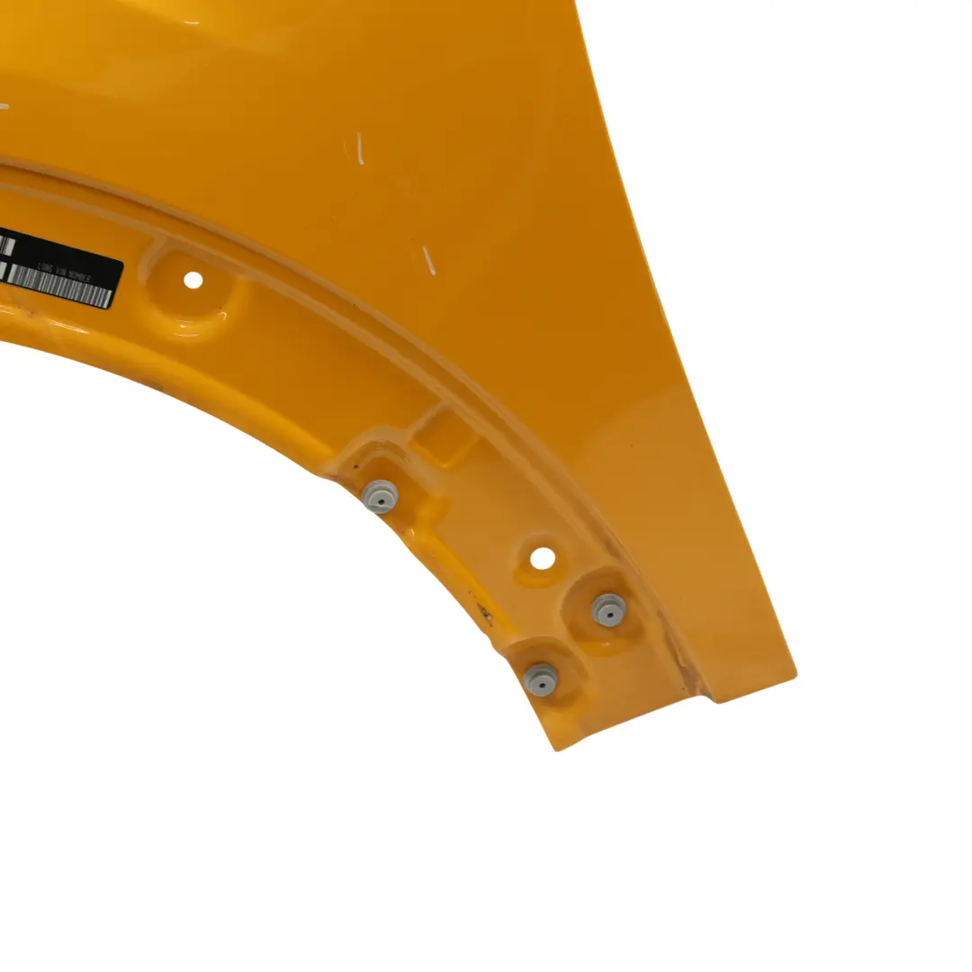 Front Wing Panel Left Side N/S Volcanic Orange - B70 to Mini F55 F56 with Part number 7374521 Mini F55 F56 Front Wing Panel Left Side N/S Volcanic Orange - B70 - SKU 7374521-VOR - Part number 7374521