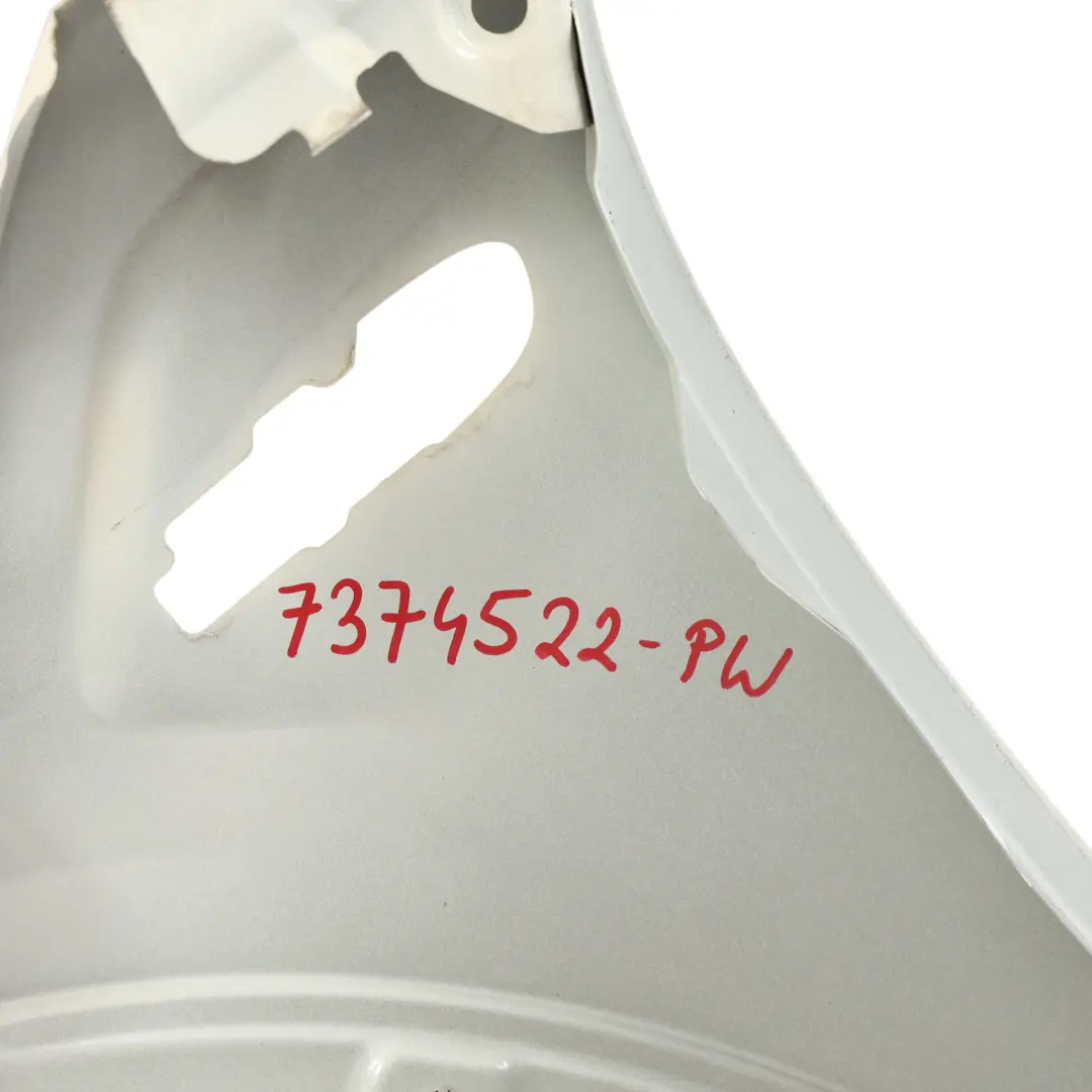 Side Panel Front Right Wing O/S Pepper White - 850 to Mini Cooper F55 F56 with Part number 7374522 Mini Cooper F55 F56 Side Panel Front Right Wing O/S Pepper White - 850 - SKU 7374522-PW - Part number 7374522