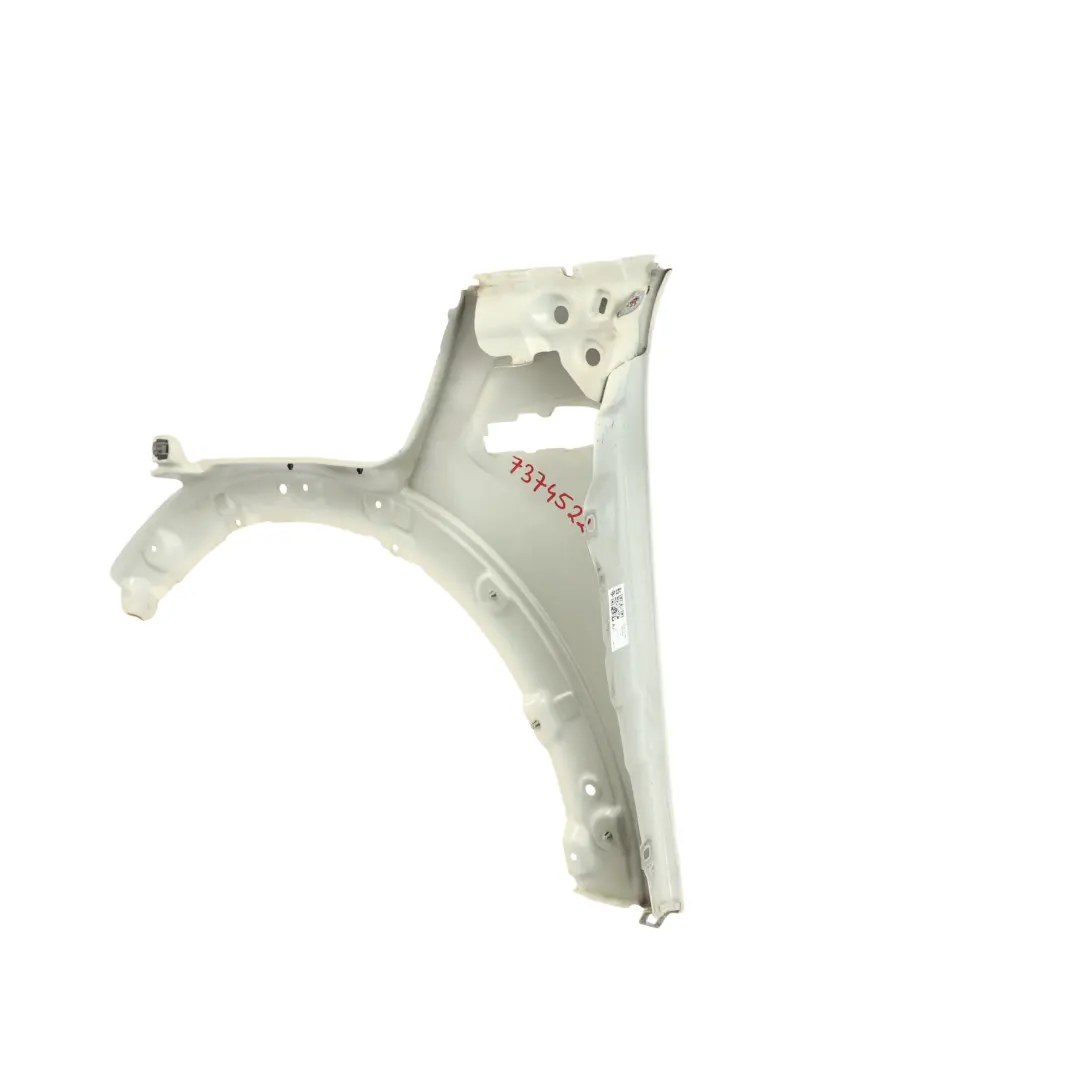 Side Panel Front Right Wing O/S Pepper White - 850 to Mini Cooper F55 F56 with Part number 7374522 Mini Cooper F55 F56 Side Panel Front Right Wing O/S Pepper White - 850 - SKU 7374522-PW - Part number 7374522