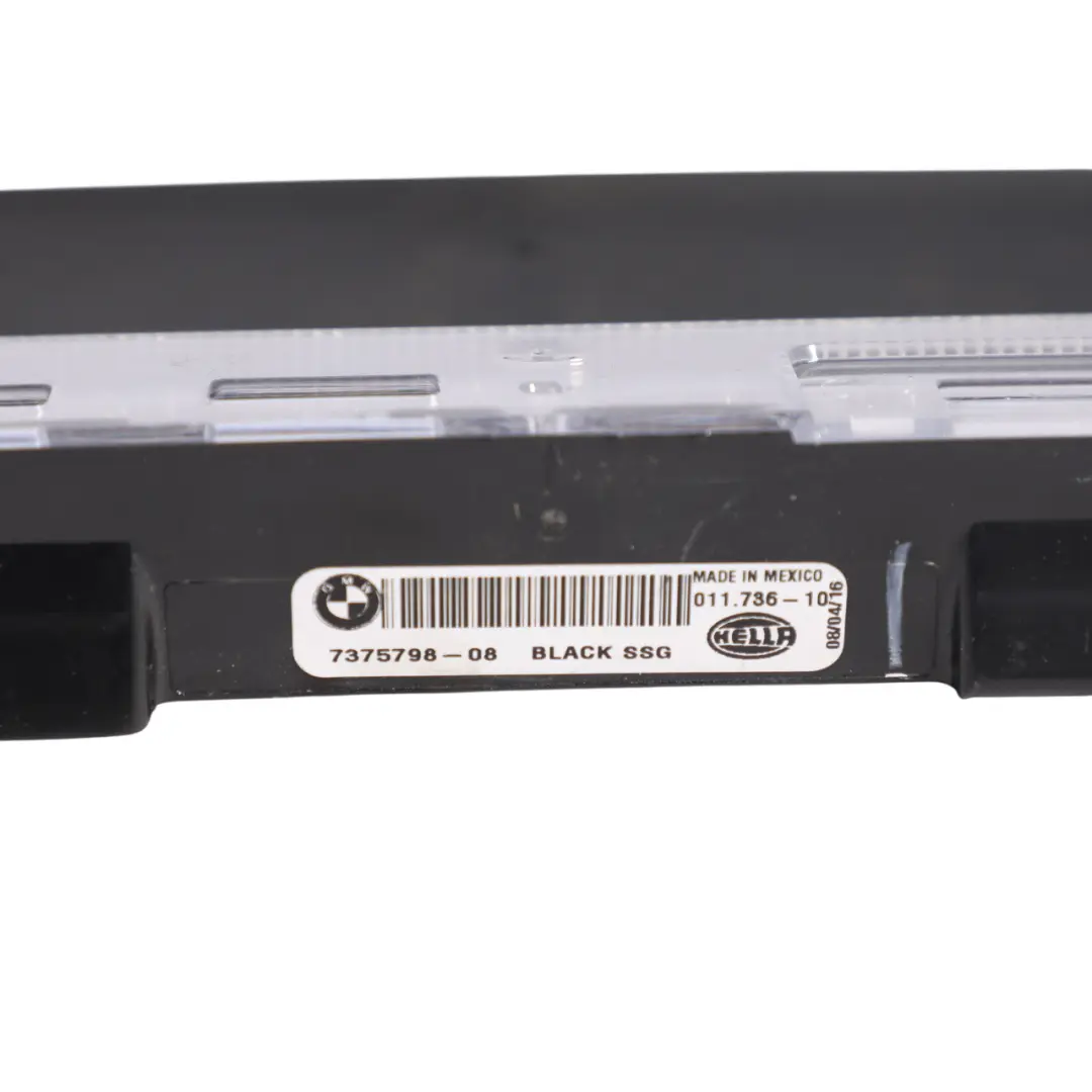Third Stop Stoplight Stoplamp Brake Light to BMW F16 F86 Rear with Part number 7375798 BMW F16 F86 Rear Third Stop Stoplight Stoplamp Brake Light - SKU 7375798 - Part number 7375798