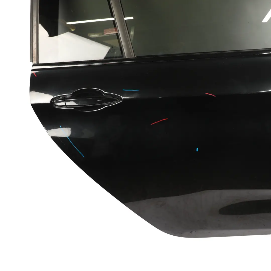 BMW F46 Gran Tourer Door Rear Right O/S Black Sapphire Metallic - 475 - SKU 7392326-BS - Part number 7392326