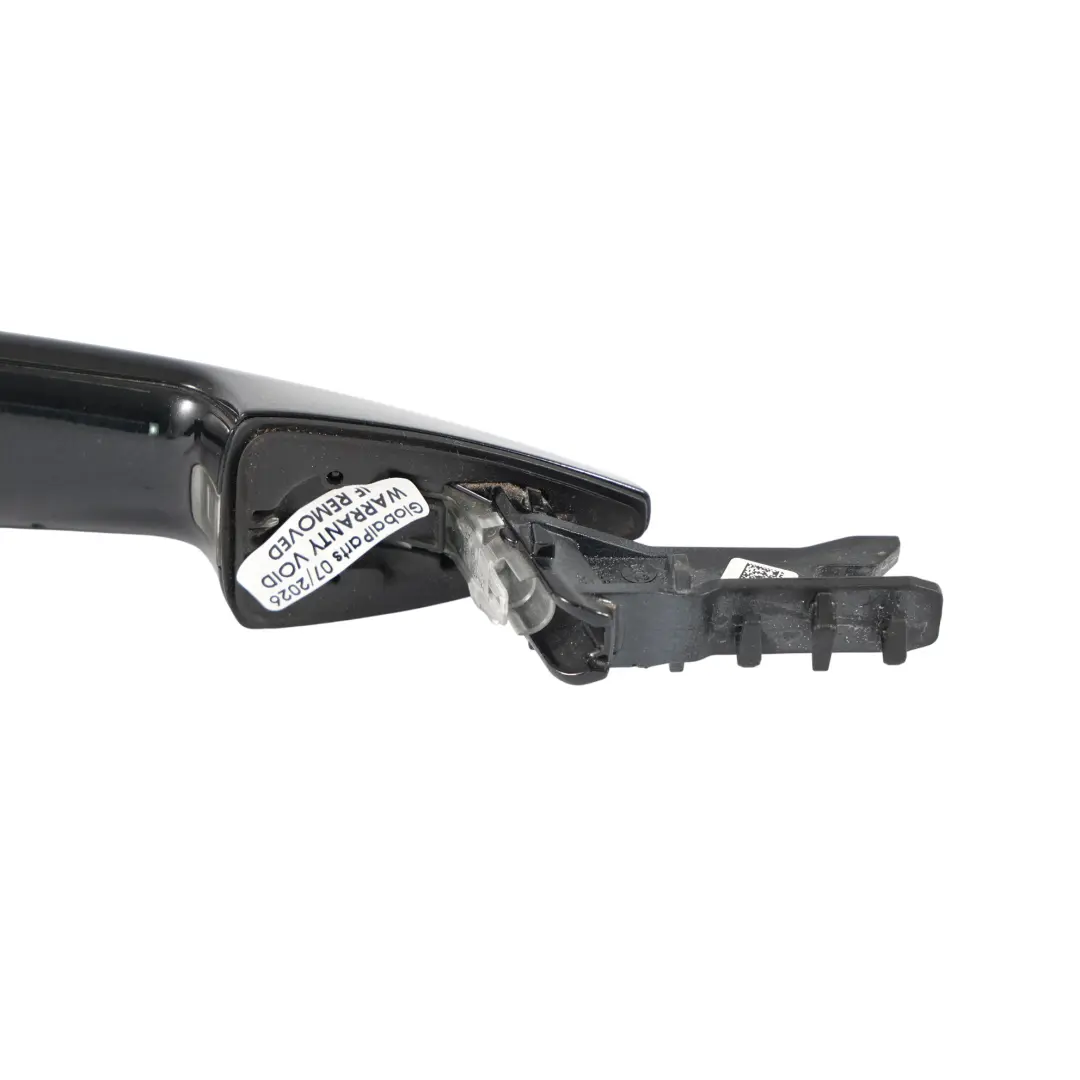 BMW X5 F15 F45 F46 Zewnętrzna Klamka Tylnych Drzwi Lewa Czarny Szafir 475 - SKU 7396305-BS1 - Numer Części 7396305