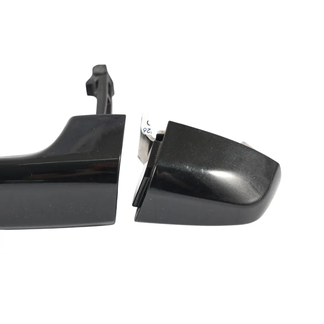 Door Grab Handle Outside Left N/S Black Sapphire - 475 to BMW X5 F15 F45 F46 Rear with Part number 7396305 BMW X5 F15 F45 F46 Rear Door Grab Handle Outside Left N/S Black Sapphire - 475 - SKU 7396305-BS1 - Part number 7396305