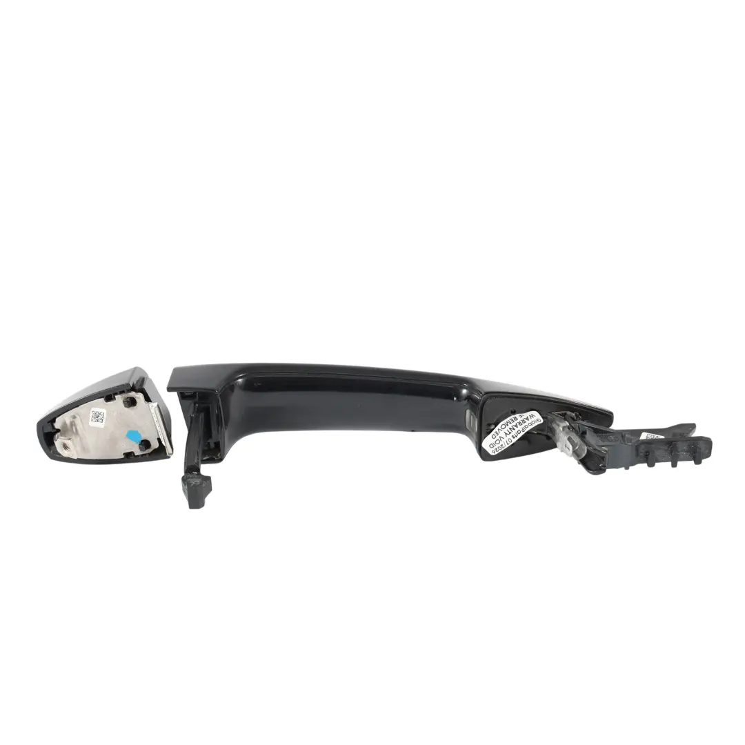 BMW X5 F15 F45 F46 Rear Door Grab Handle Outside Left N/S Black Sapphire - 475 - SKU 7396305-BS1 - Part number 7396305
